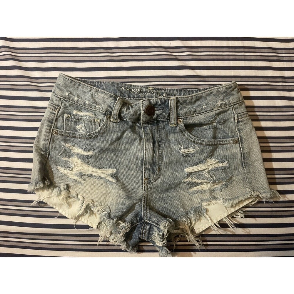 American Eagle outfitters cutoff Jeans Sz 6   W450